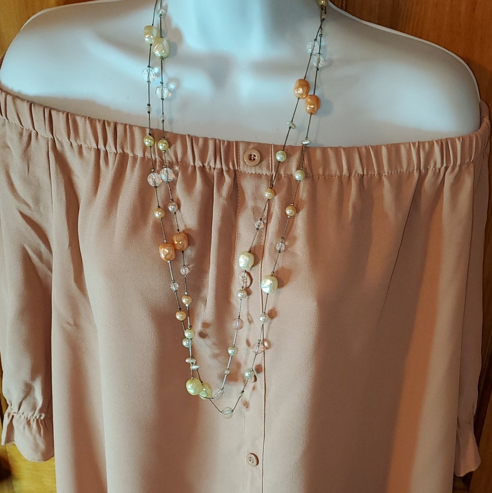 Emmie Off the Shoulder Shift Dress